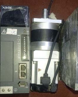 Xinje DSCK-20P4--PTA DS5L-21P5-AS2 AC servo motor and Driver DS5L-21P5-AS2 750w VGF85-5 Gear box worm Reducer gear in Lahore Pakistan