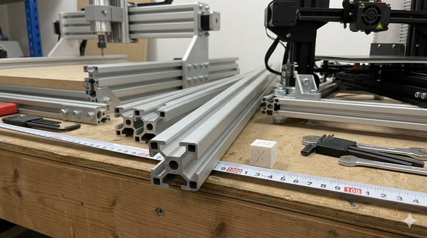 1 Meter 2020 Aluminum Profile Aluminium Extrusion For Cnc And 3d Printer