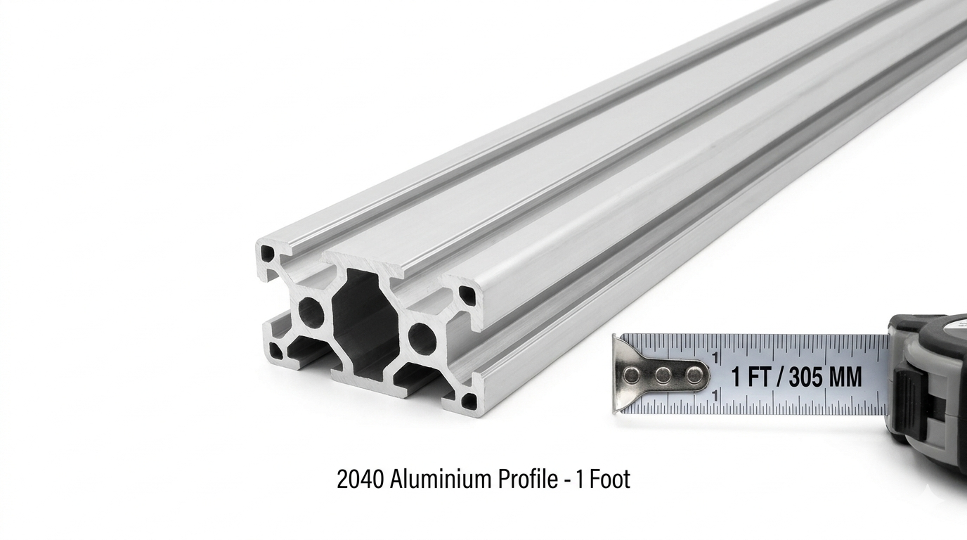2040 Aluminium Profile Aluminium Extrusion For Cnc And 3d Printer 1 Feet