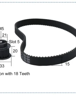 CNC Machine Parts | CNC Helical Racks & Pinion | Pinion & Gear Box | Timing Belt HTD 550-5M in Lahore Pakistan