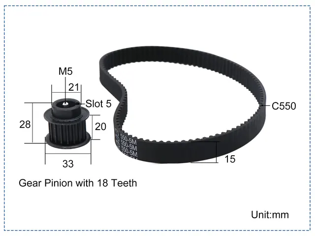 CNC Machine Parts | CNC Helical Racks & Pinion | Pinion & Gear Box | Timing Belt HTD 550-5M in Lahore Pakistan