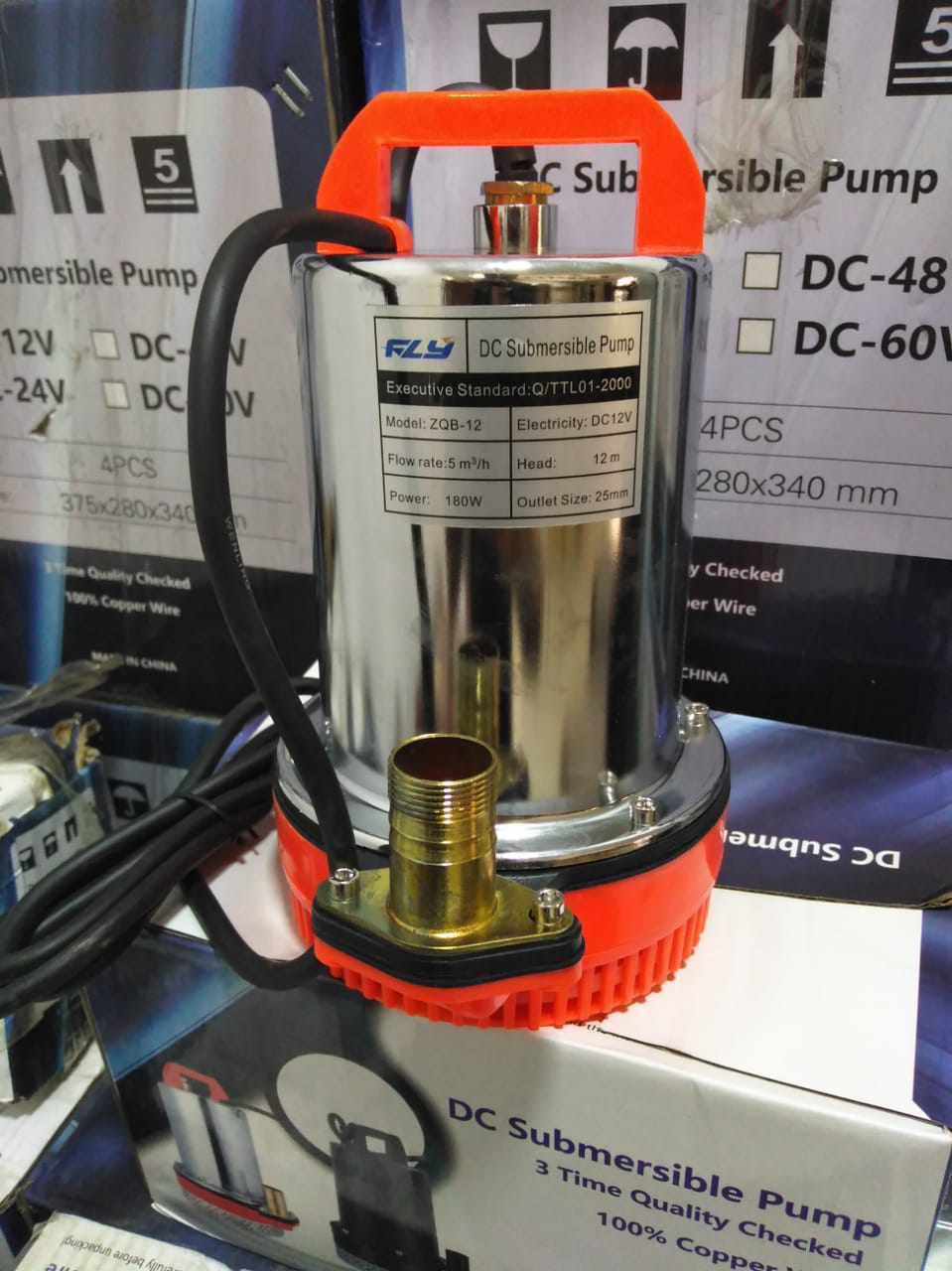 FLY ZQB-12 DC 12V Submersible Water Pump in Lahore Pakistan